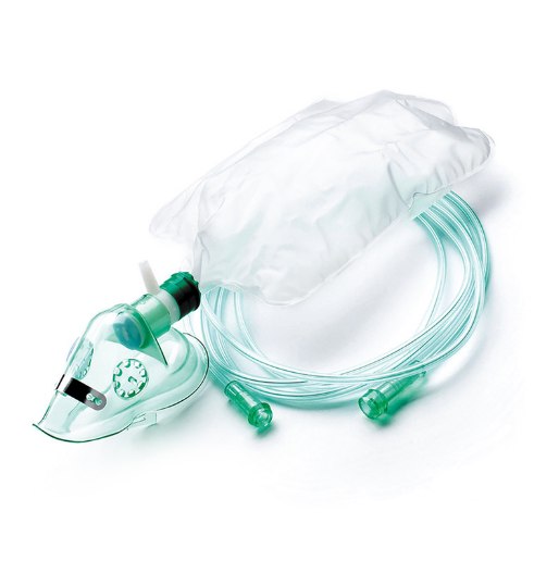 Маска киснева «ВОЛЕС» з резервуаром нереверсивна (для дорослих) з кисневою трубкою 2,1 м